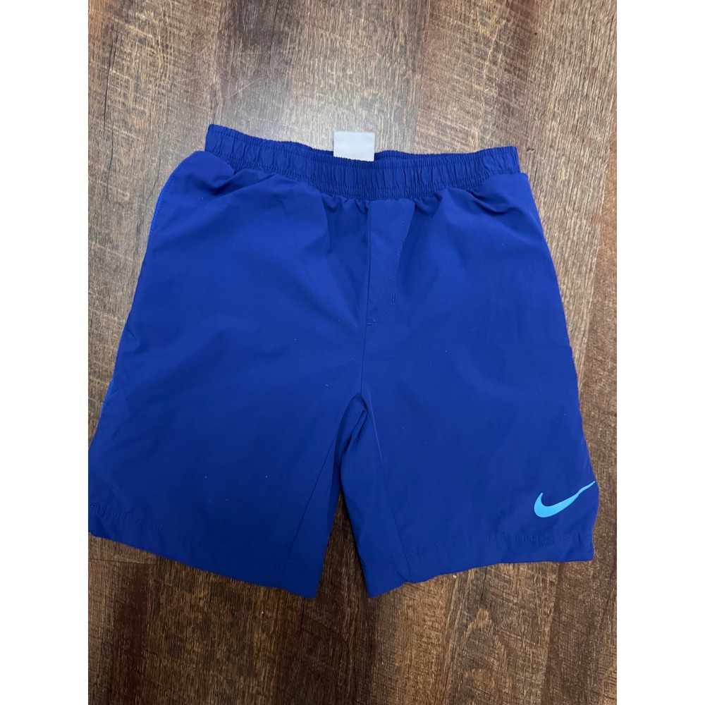 Nike Dri-FIT Royal Blue Athletic Training Shorts Boys Size 7